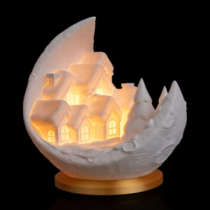 Moonlit Christmas Village Light