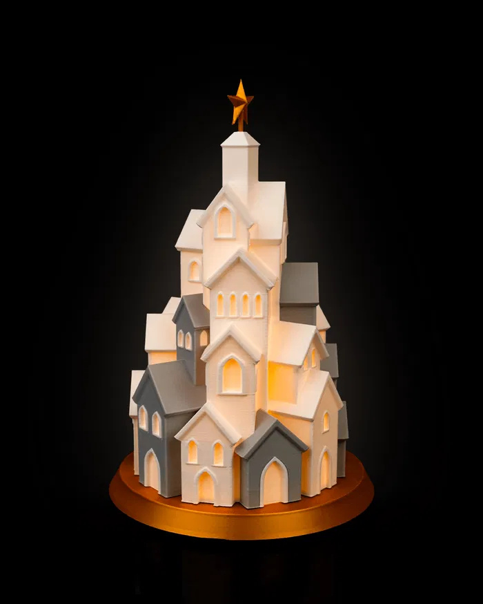 Winter Village Table Light